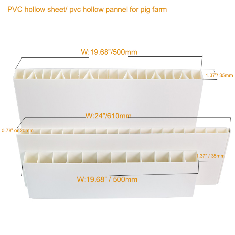 PVC-muoviset ontot väliseinät aidat karjankasvatussikojen tilalle